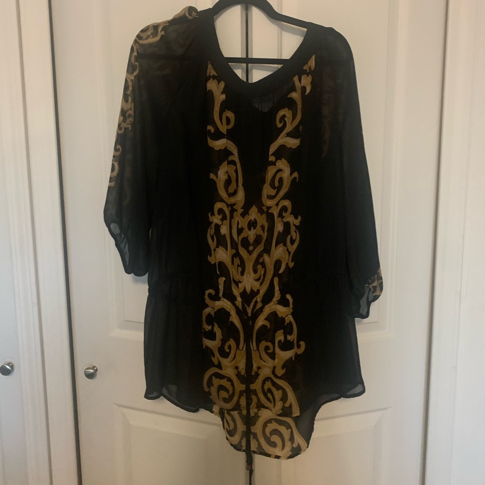 Shear blouse